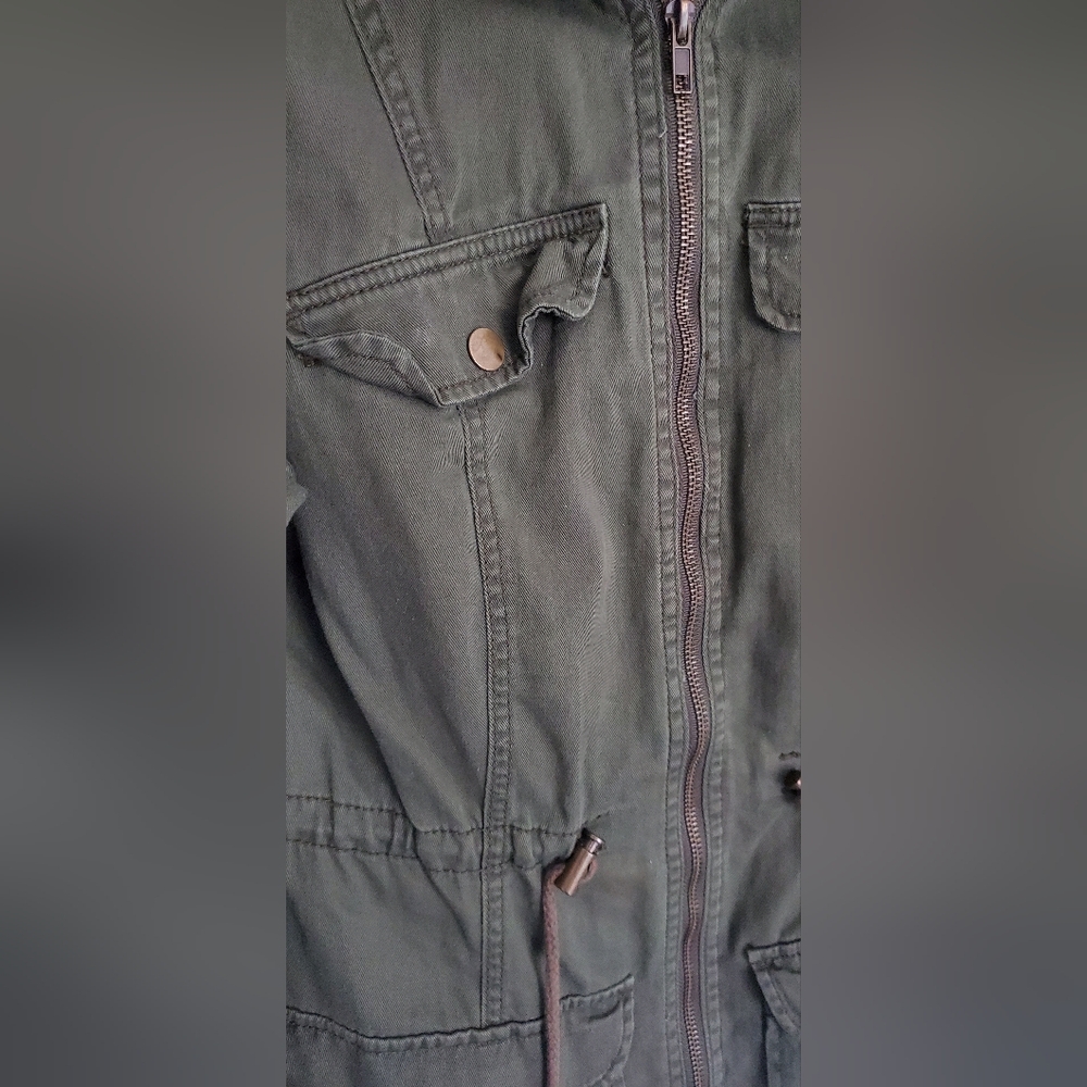 Mossimo Supply Co. Green Utility Jacket Size Small - Picture 3 of 5